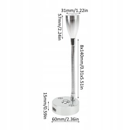 Wall lamp, 12v LED lamp with a switch
