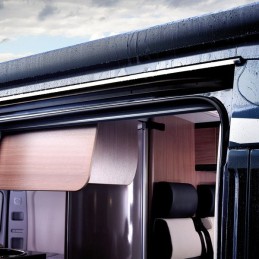 Rain gutter for sliding doors with LED lighting Dometic RT100 in WA