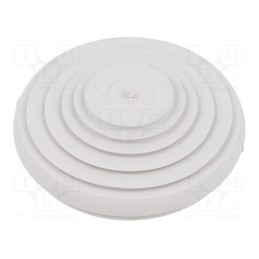 1 pcs x SCHNEIDER ELECTRIC - ISM71074 - Grommet, stepped, grey, 4÷40mm