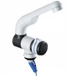 Gray barwig spout faucet, cold water, micro switch for a caravan