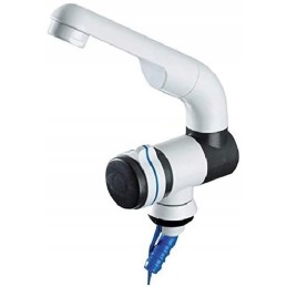 Gray barwig spout faucet, cold water, micro switch for a caravan