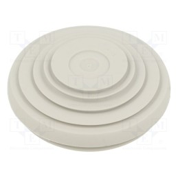 1 pcs x SCHNEIDER ELECTRIC - ISM71073 - Grommet, stepped, grey, 4÷32mm