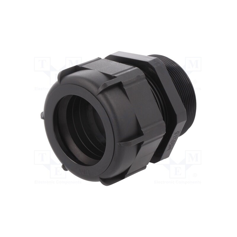 1 pcs x BM GROUP - BM4950LN - Cable gland, with long thread, M50, 1.5, IP68, polyamide, black