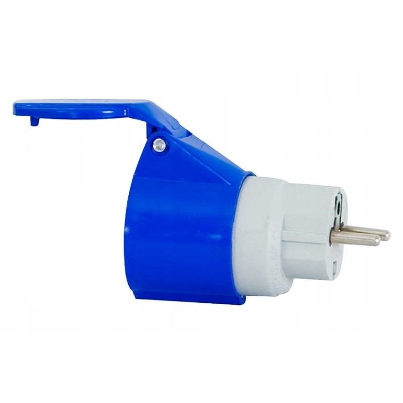 Camping adapter 230v socket 16a 3p industrial
