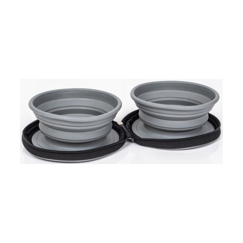 Folding dog bowl for animals camp4 2 pcs 0 7l