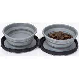 Folding dog bowl for animals camp4 2 pcs 0 7l