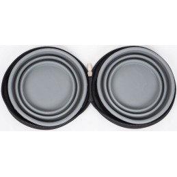 Folding dog bowl for animals camp4 2 pcs 0 7l