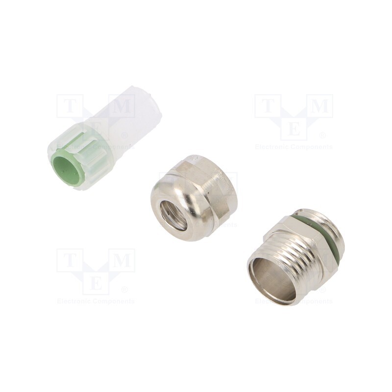1 pcs x HUMMEL - 1.699.0700.01 - Cable gland, PG7, IP68, brass, HSK-M-PVDF