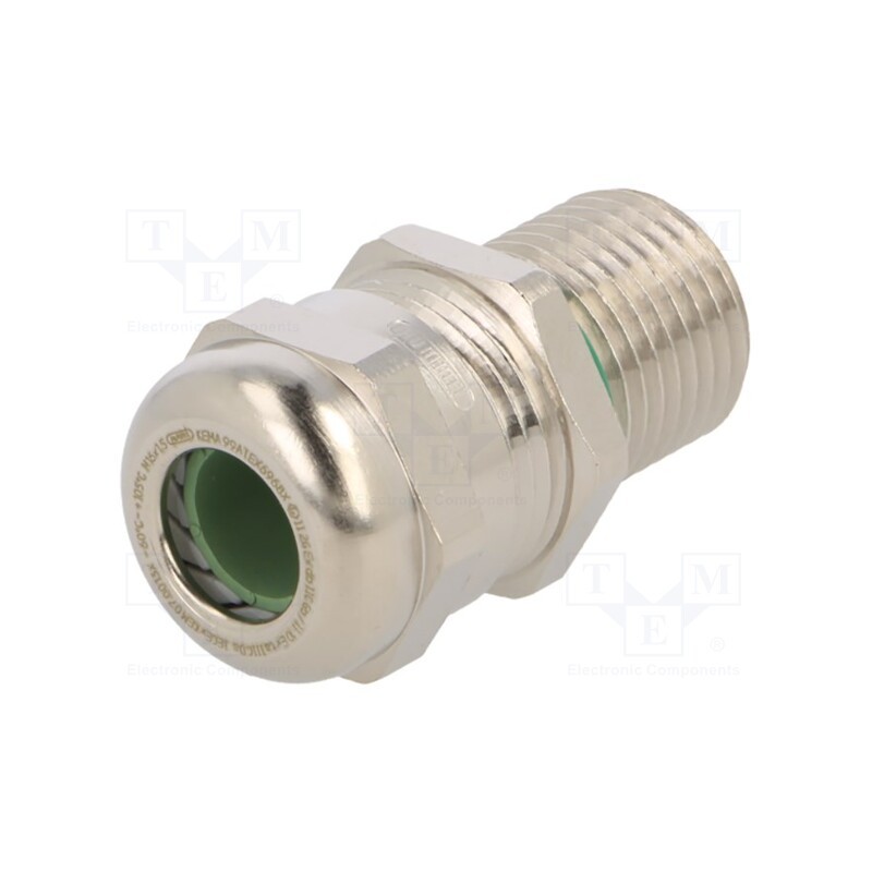 1 pcs x HUMMEL - 1.622.1600.50 - Cable gland, M16, 1.5, IP68, brass, HSK-M-Ex-d