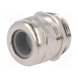 1 pcs x HUMMEL - 1.609.2100.15 - Cable gland, PG21, IP68, brass, Body plating: nickel