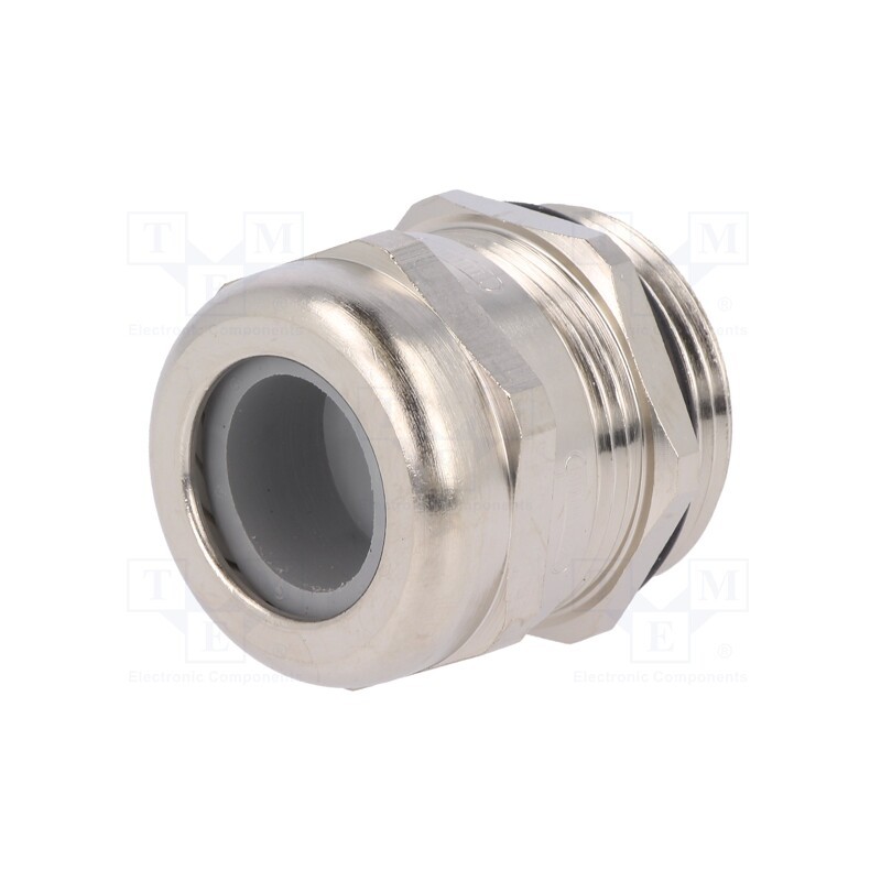 1 pcs x HUMMEL - 1.609.2100.15 - Cable gland, PG21, IP68, brass, Body plating: nickel
