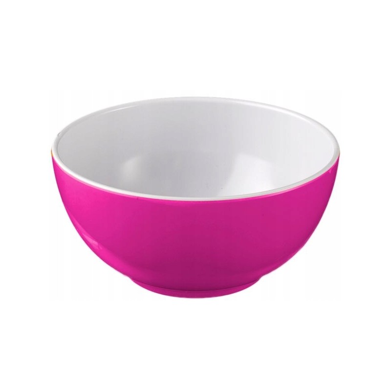 Tourist camping bowl made of spectrum flame pink brunner melamine