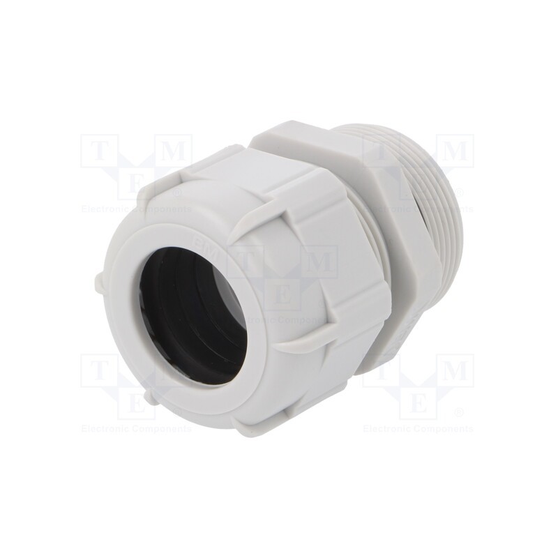 1 pcs x BM GROUP - BM4029L - Cable gland, with long thread, PG29, IP68, polyamide, grey