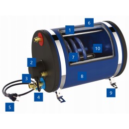 Boiler 45 l water heater with 850 W exchanger