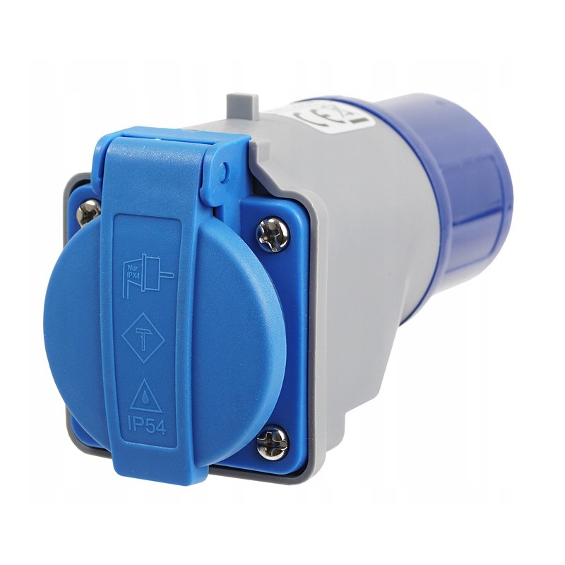 Adapter input plug 16a 3p output socket 230v w163 g230 f