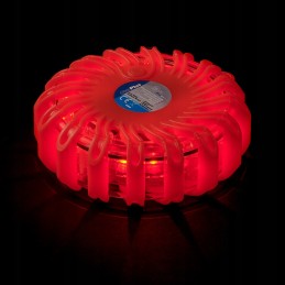 Flash warning lamp disc flare 16x LED