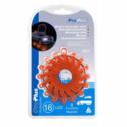 Flash warning lamp disc flare 16x LED