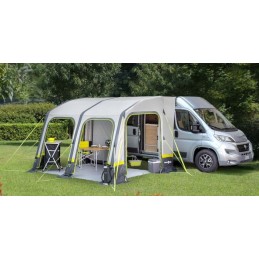 Tent for a camper trailer, bus vestibule