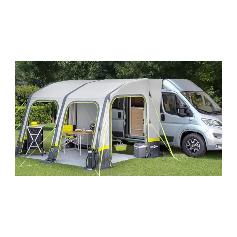 Tent for a camper trailer, bus vestibule