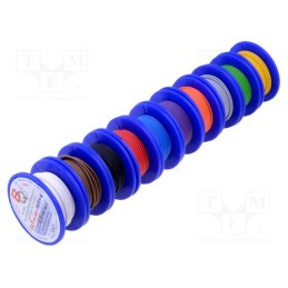 1 pcs x BQ CABLE - TLY-SET0.12/5 - Wire, TLY, stranded, Cu, 0.12mm2, PVC, 150V, 5m, Class: 5, 1x0.12mm2