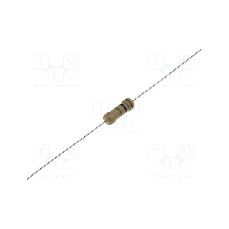 100 pcs x SR PASSIVES - CF1/2W-150R - Resistor: carbon film, THT, 150Ω, 0.5W, ±5%, Ø3.2x9mm, axial