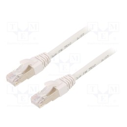1 pcs x LAPP - 24441410 - Patch cord, ETHERLINE® Cat.6a,S/FTP, 6a, stranded, Cu, LSZH, white