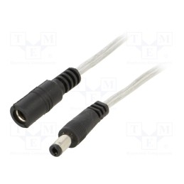 1 pcs x BQ CABLE - DC.EXT.8600.0300 - Cable, 2x0.5mm2, DC 5,5/2,5 plug,DC 5,5/2,5 socket, straight