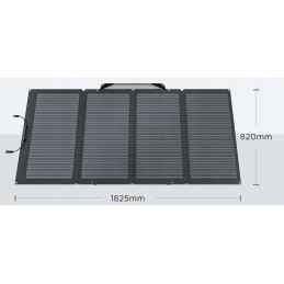 Solar panel 220 in ecoflow for energy storage