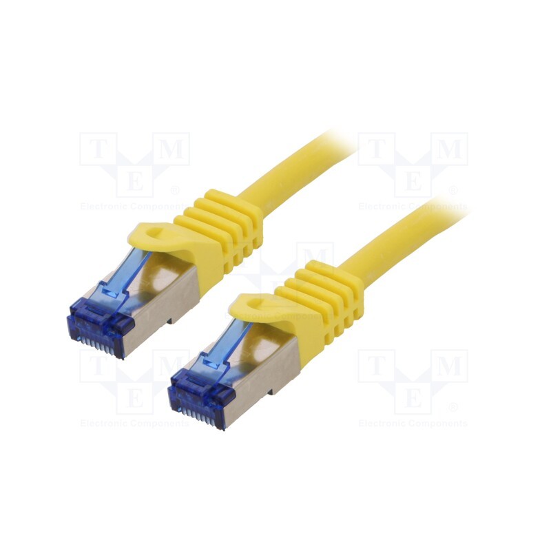1 pcs x LOGILINK - C6A077S - Patch cord, S/FTP, 6a, stranded, Cu, LSZH, yellow, 5m, 26AWG