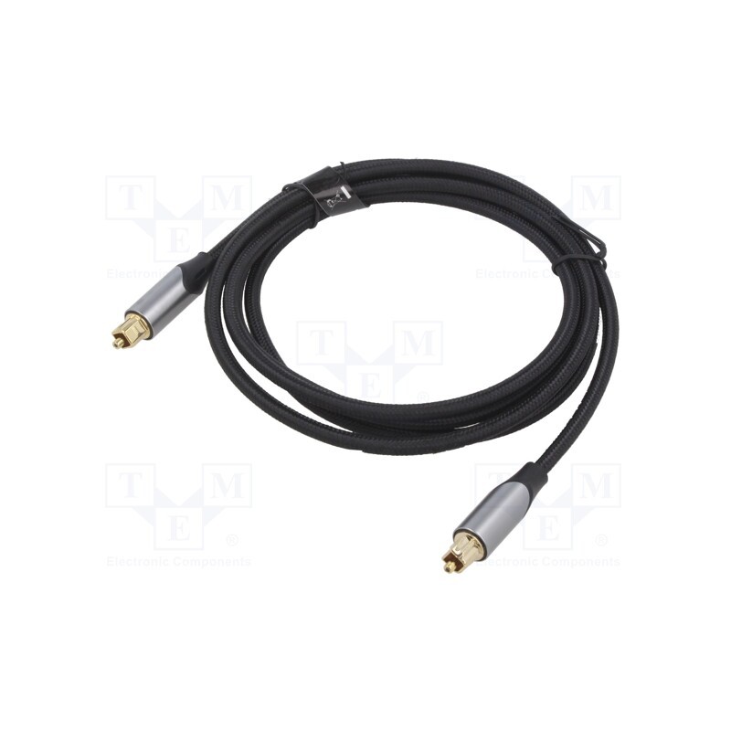 1 pcs x VENTION - BAVHG - Cable, Toslink plug,both sides, 1.5m, Plating: gold-plated, black