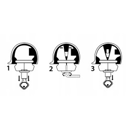 Trailer hitch lock, security for camping construction lamp