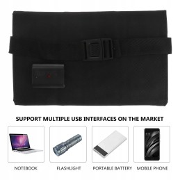 External USB panels for charging solar panels