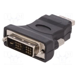 1 pcs x DIGITUS - AK-320500-000-S - Adapter, DVI-D (18+1) plug,HDMI socket, black