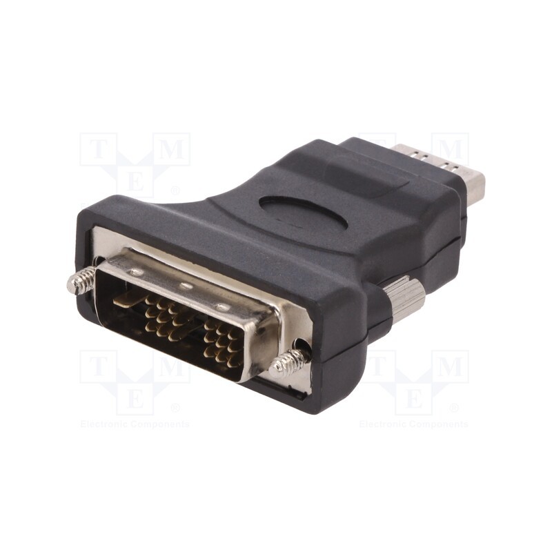 1 pcs x DIGITUS - AK-320500-000-S - Adapter, DVI-D (18+1) plug,HDMI socket, black