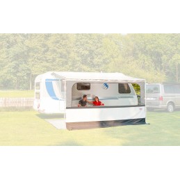 Wall front awning roller blind Fiamma Blocker Pro 400