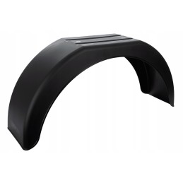 Single plastic fender for 14-inch wheel trailers