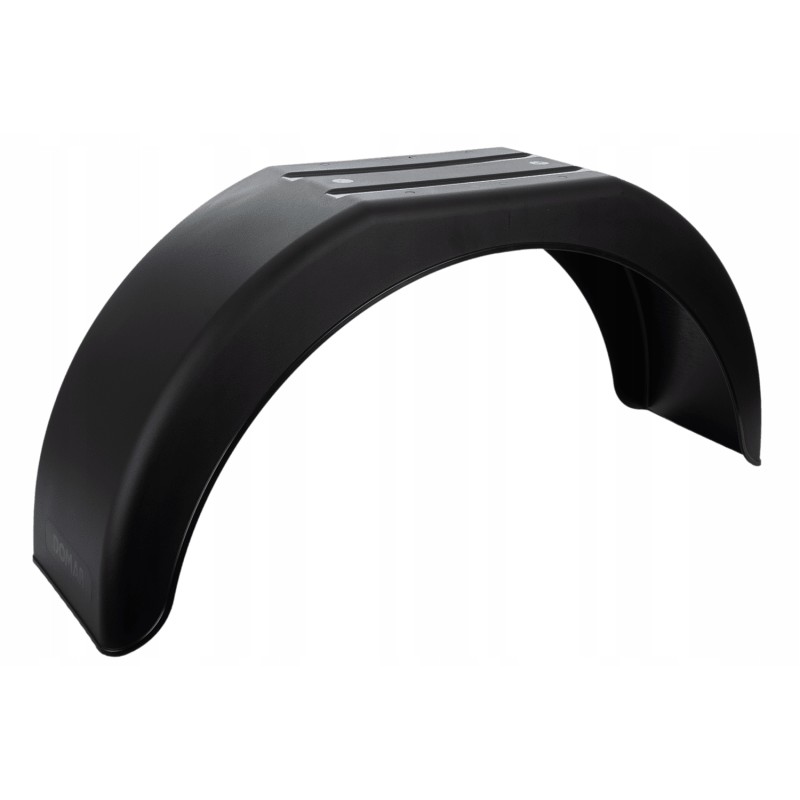 Single plastic fender for 14-inch wheel trailers