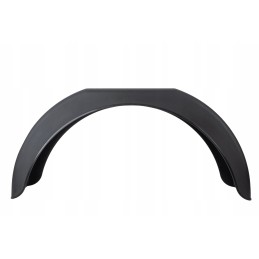 Single plastic fender for 14-inch wheel trailers