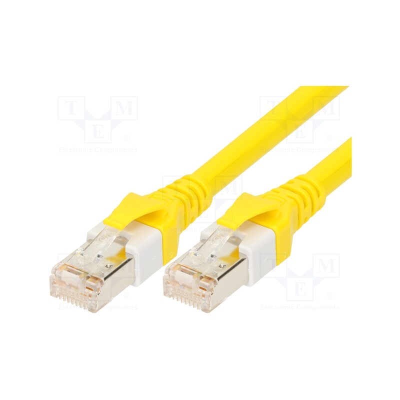 1 pcs x HARTING - 9474747006 - Patch cord, SF/UTP, 5e, stranded, Cu, LSZH,PUR, yellow, 0.7m, 26AWG