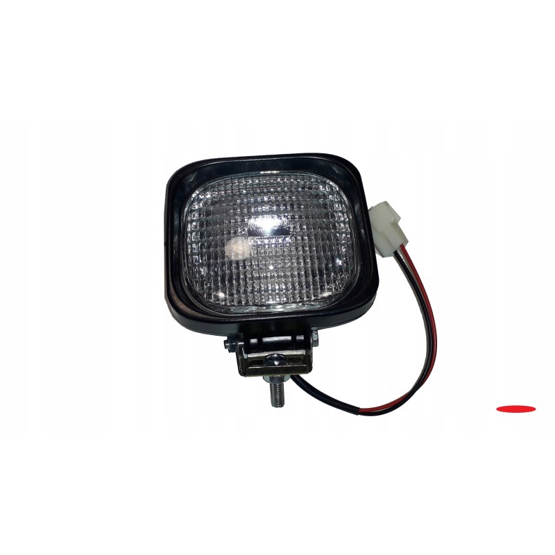 Halogen front work lamp on a Toyota forklift