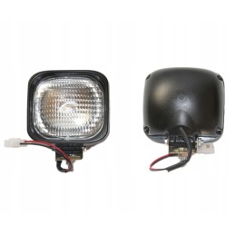 Halogen front work lamp on a Toyota forklift