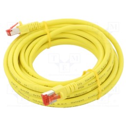 1 pcs x HELUKABEL - 803019 - Patch cord, S/FTP, 6, stranded, Cu, LSZH, yellow, 5m, 27AWG