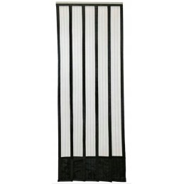 Mosquito net curtain for the door of a camper trailer