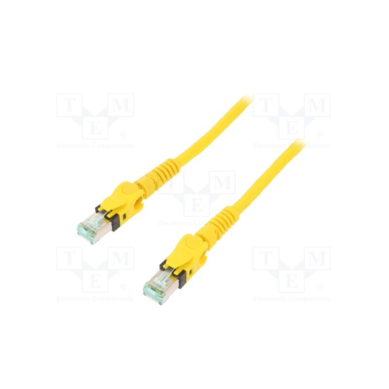 1 pcs x HARTING - 9488585745200 - Patch cord, S/FTP, 6a, stranded, Cu, PUR, yellow, 20m, 27AWG, Cores: 8