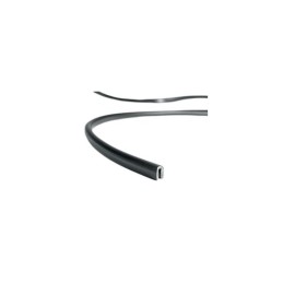 1 pcs - HellermannTyton PVC Trunking Corner Cover, 6.4 x 7.1mm, RA1BK