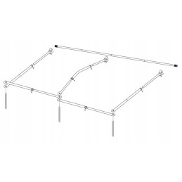 Canopy structure for bus camper fjord private room 260 eurotrail in wa