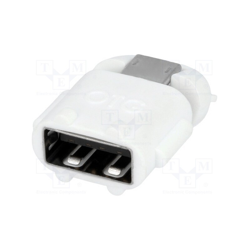 1 pcs x LOGILINK - AA0063 - Adapter, OTG,USB 2.0, USB A socket,USB B micro plug, white