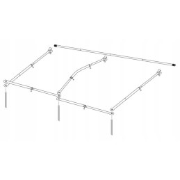 Construction for the roof of a privateroom 260 eurotrail bus