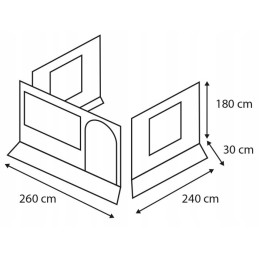 Construction for a 260 eurotrail bus camper canopy