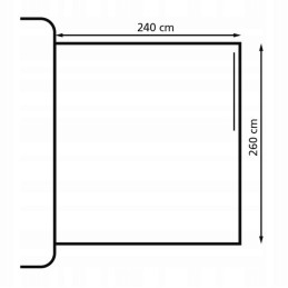 Construction for a 260 eurotrail bus camper canopy